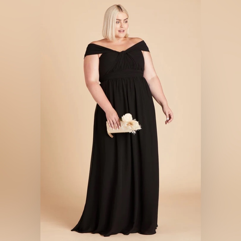 Birdy grey GRACE CONVERTIBLE DRESS 3X plus with slit